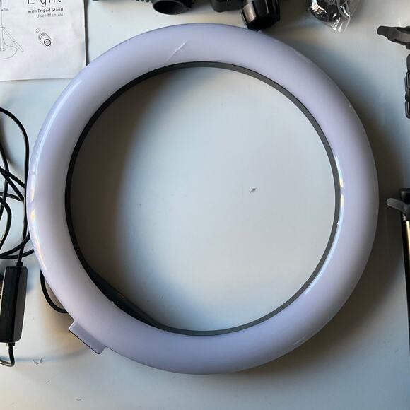 10'' Ring Light,w Extendable Tripod Stand, for Live Stream/Makeup/YouTube/TikTok - Picture 3 of 11